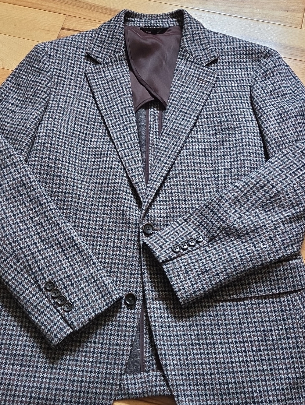 Bonobos Houndstooth Blazer Slim Fit 40r